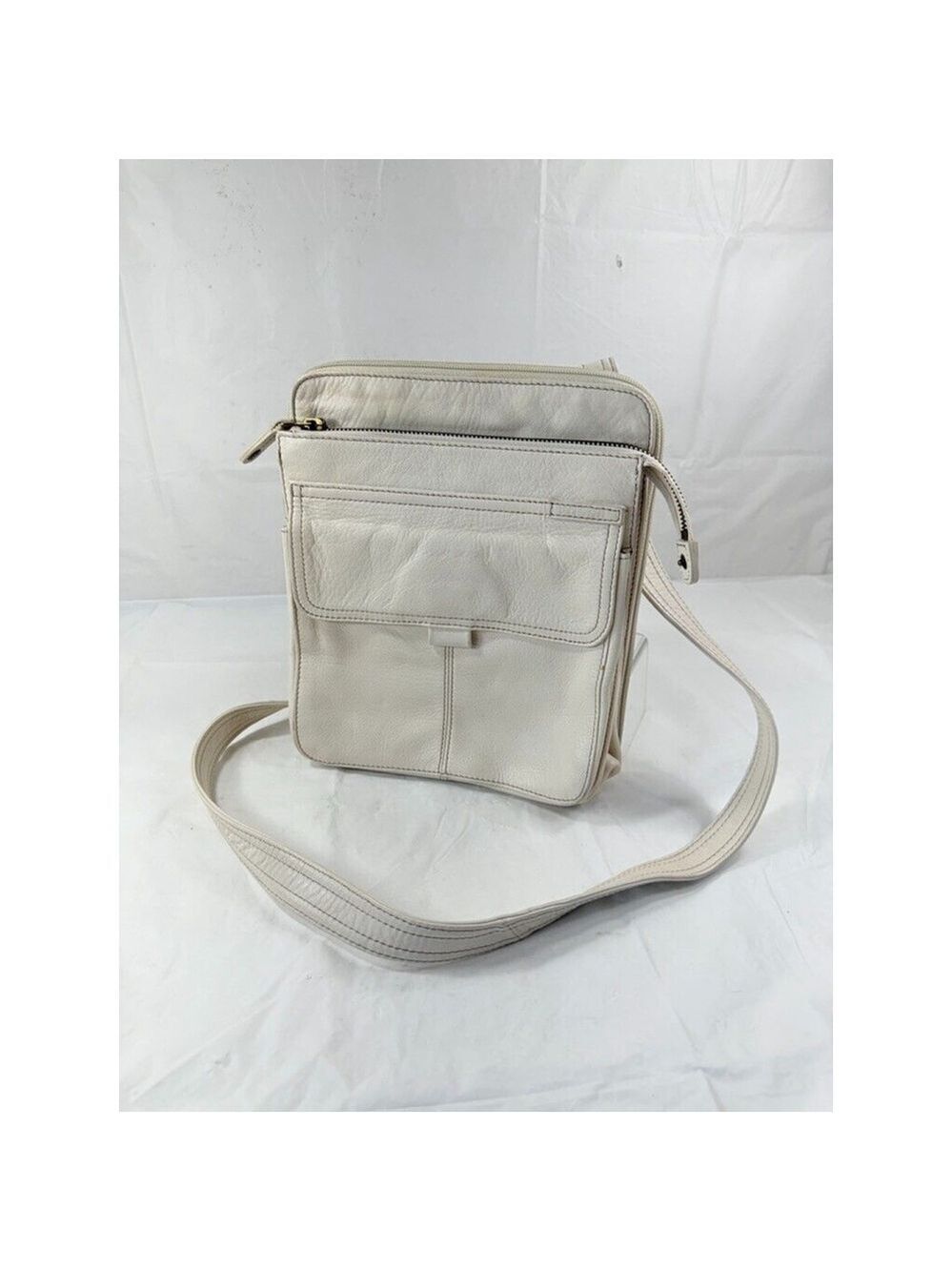 FOSSIL LONG LIVE VINTAGE Leather Crossbody With ORGANIZER